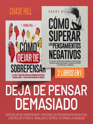 cover image of Deja de Pensar Demasiado
